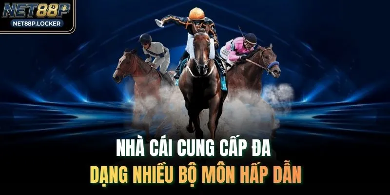 Nhà cái cung cấp đa dạng nhiều bộ môn hấp dẫn